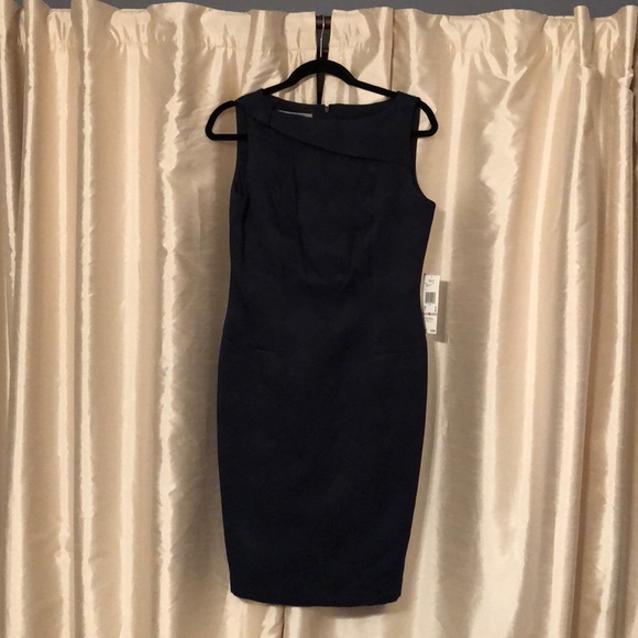 Anne Klein Dresses & Skirts - Anne Klein Navy Body Con Column Dress
